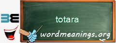 WordMeaning blackboard for totara